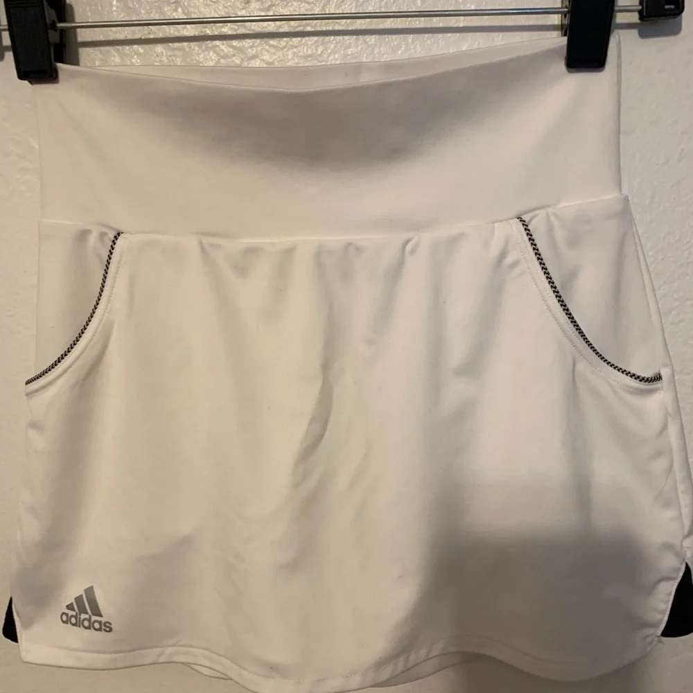 Adidas Cream Climalite Skirt - Picture 1 of 8